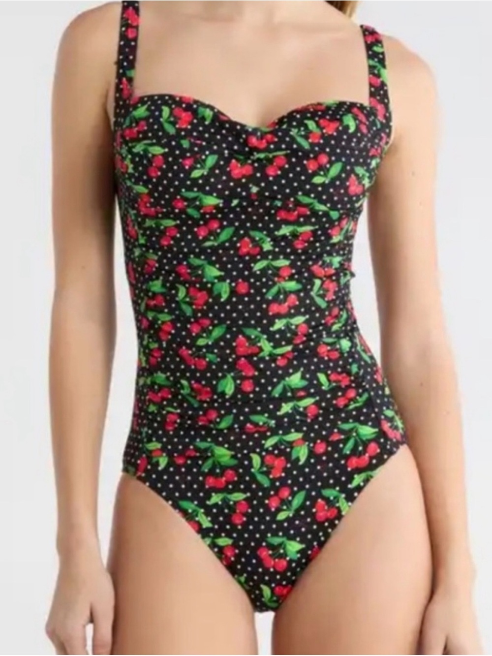 Betsey Johnson Cherry Swimsuit, medium
